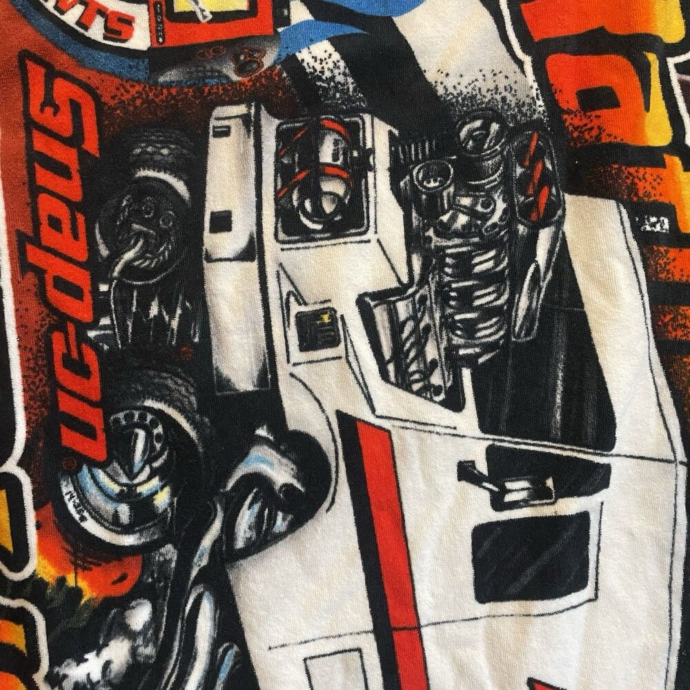 VTG Snap-on Tools 60x32 Beach Towel “We’d Rather Race Our Truck”